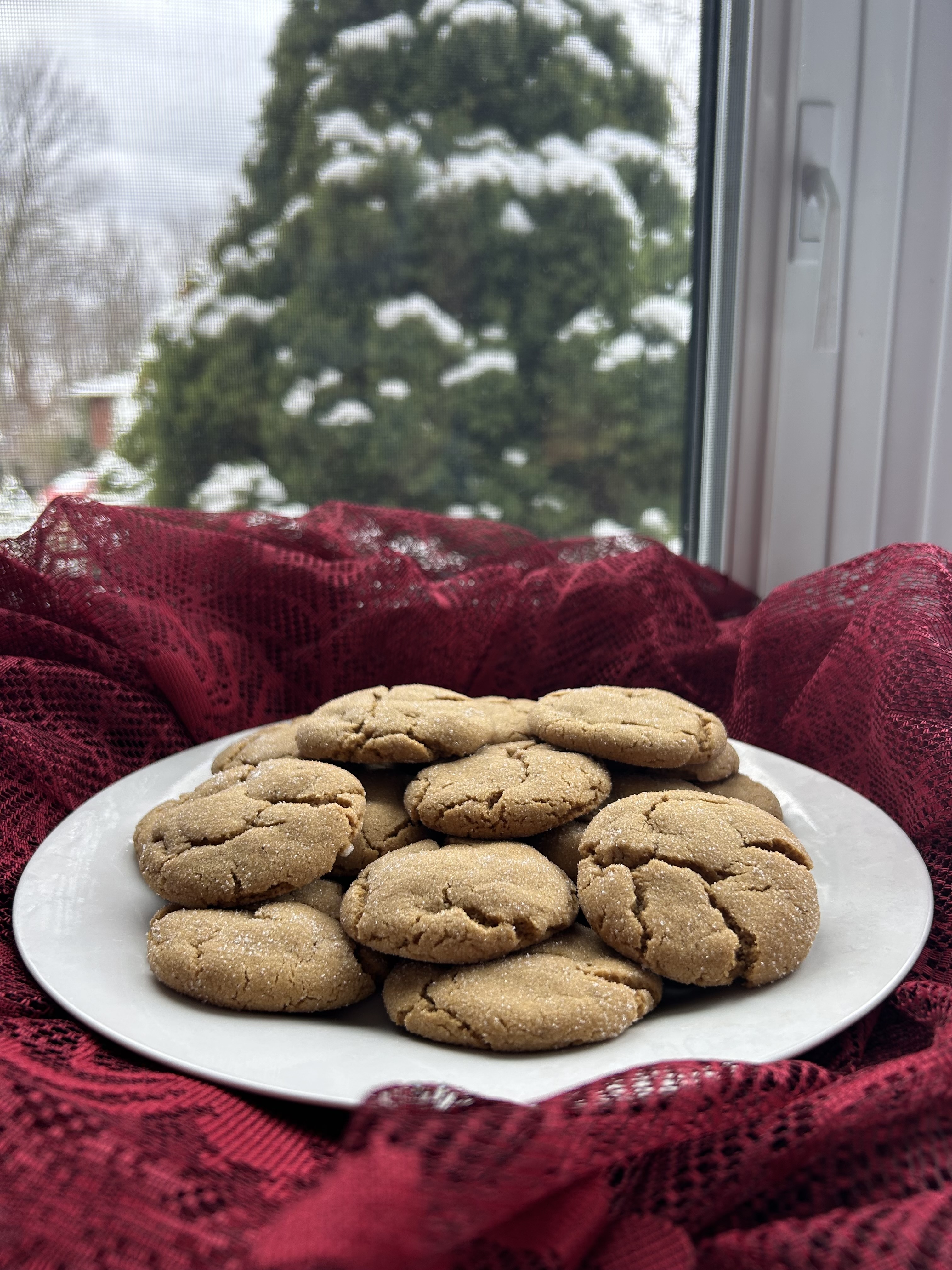 Homemade gingerbread cookies